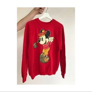 Vintage Mickey Mouse Golf Crewneck Sweatshirt
